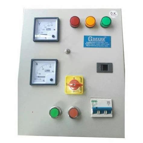 Three Phase Mild Steel Submersible Pump Panel Voltage To V At