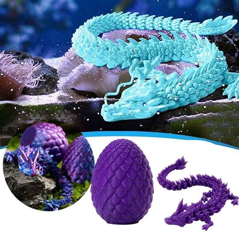 Купить Аквариум для рыбы, 3D-принтер, шарнирный дракон, хрустальный ...