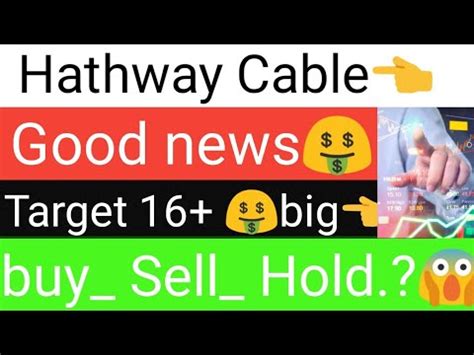 Hathway Cable Share Latest News Hathway Cable Target Update Today