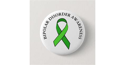 Bipolar Disorder Awareness Ribbon Button | Zazzle