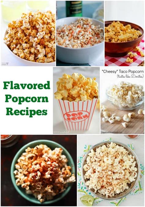 Flavored Popcorn Recipes - Moms & Munchkins