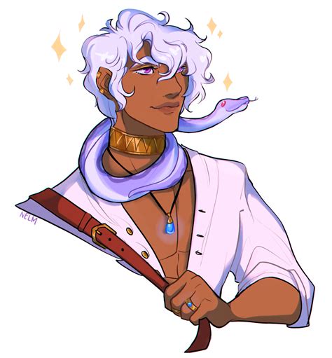 I ABSOLUTELY love the way you draw Asra's hair!😩💙💙 - The Arcana