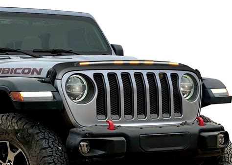 Avs 753156 Aeroskin Lightshield Hood Protector For 18 22 Jeep Wrangler