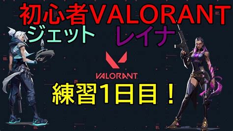 【valorant】初心者のジェット・レイナ練習1日目！ Valorant動画まとめ