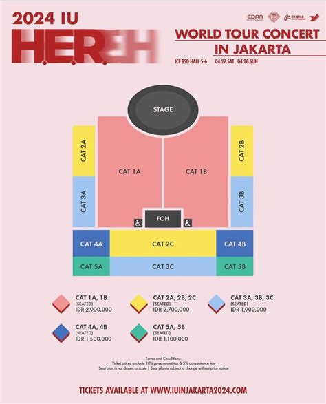 Dijual Mulai 8 Maret Ini Daftar Harga Tiket Konser IU H E R Di Jakarta