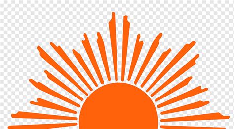 Orange sun logo, Sunrise, Sun Logo s, text, orange, symmetry png | PNGWing