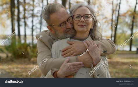 Retired Mature Old Man Hug Woman Stock Photo Shutterstock
