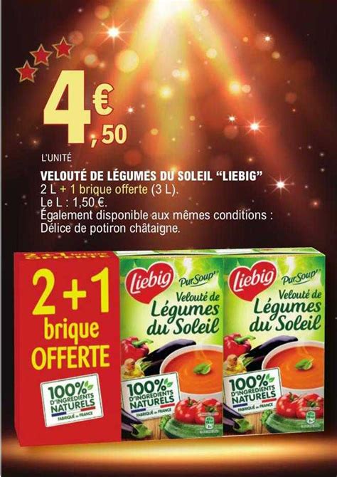 Promo Velouté De Légumes Du Soleil liebig chez E Leclerc iCatalogue fr