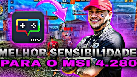 SAIU MELHOR SENSIBILIDADE DO MSI 4 280 1 6309 CONFIGURAÇAO COMPLETA