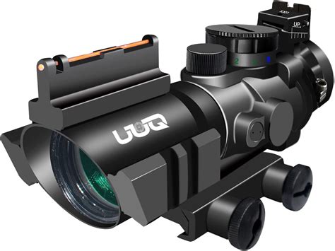 UUQ Prism 4x32 Red Green Blue Triple Illuminated Rapid Range Reticle