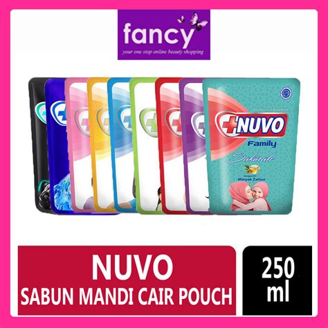 Jual Nuvo Body Wash Refill 250 Ml Sabun Mandi Cair Pouch Shopee Indonesia