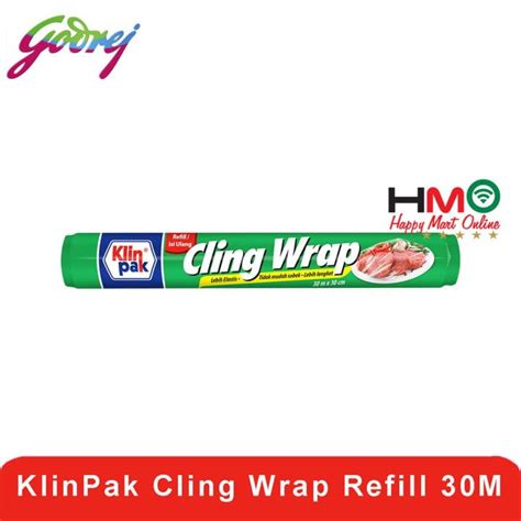 Klinpak Klin Pak Cling Wrap Refill Plastik Wrap Makanan 30M X 30CM