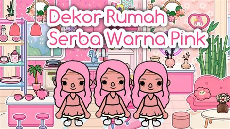 Dekor Rumah Serba Warna Pink Di Toca Boca Toca Boca Indonesia