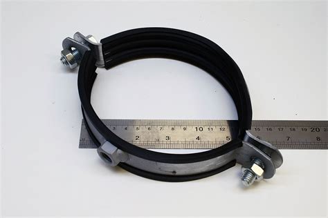 Хомут усиленный с резиновым профилем(120-130) 4 1/2" М-12