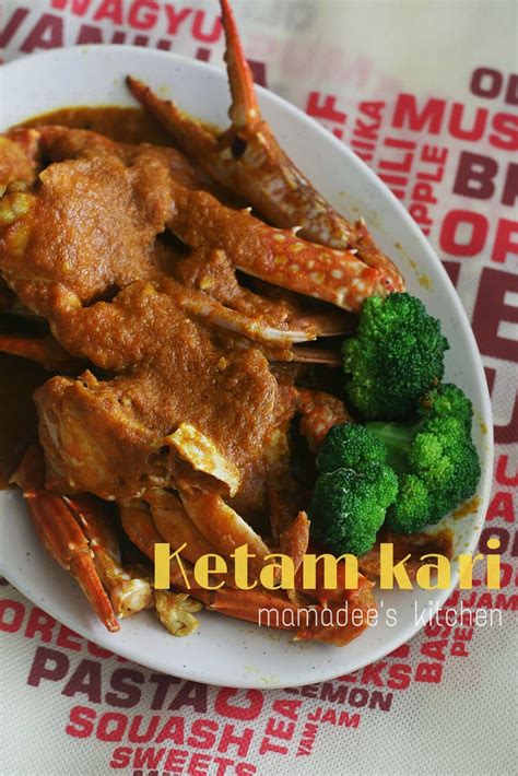 mamadee's kitchen: Ketam goreng kari