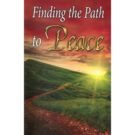 Finding the Path to Peace (Steps to Christ) – Homeward Publishing ...