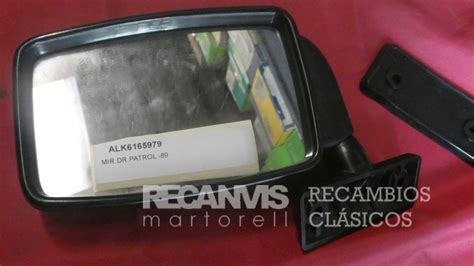 ALK6164979 ESPEJO RETROVISOR NISSAN PATROL Hasta 1989 PUERTA IZQUIERDA