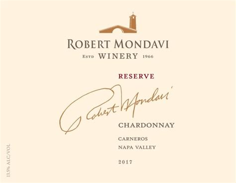 Robert Mondavi Reserve Chardonnay 2017 | Wine.com