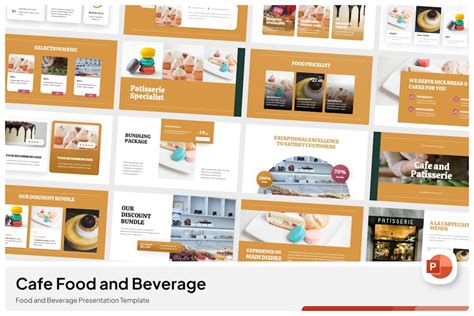 Cafe Food And Beverage Powerpoint Template Incl Cafe And And Envato Elements