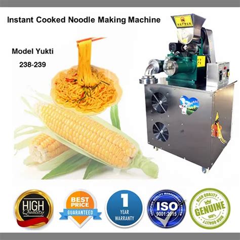 Stage Polished Automatic Instant Rice Noodles Making Maker Extruder