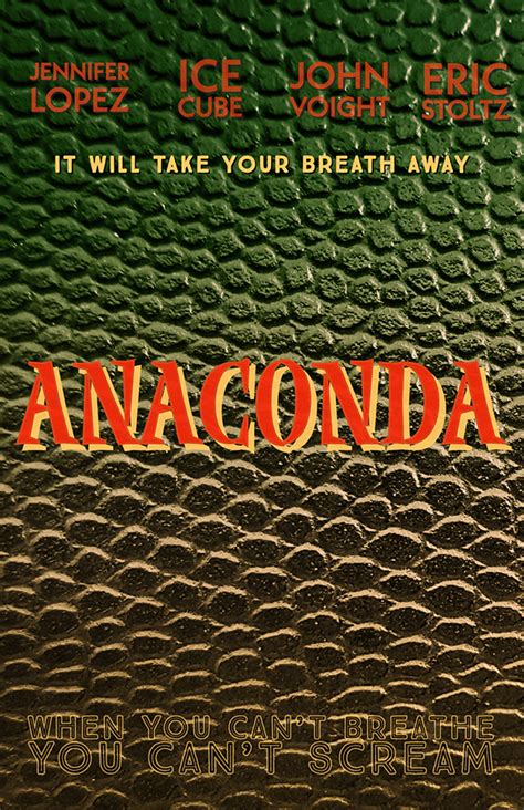 Anaconda Movie Poster on Behance