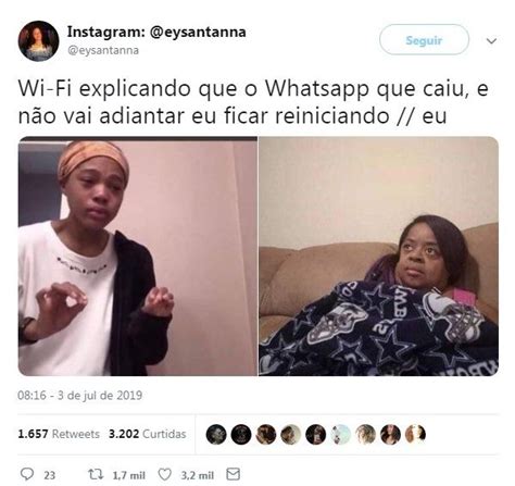 Instagram Whatsapp E Facebook Ca Ram E Os Twitteiros N O Pouparam Os