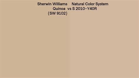 Sherwin Williams Quinoa Sw 9102 Vs Natural Color System S 2010 Y40r