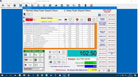 Satış İşlemi Sahra Soft Stok Takip Programı YouTube