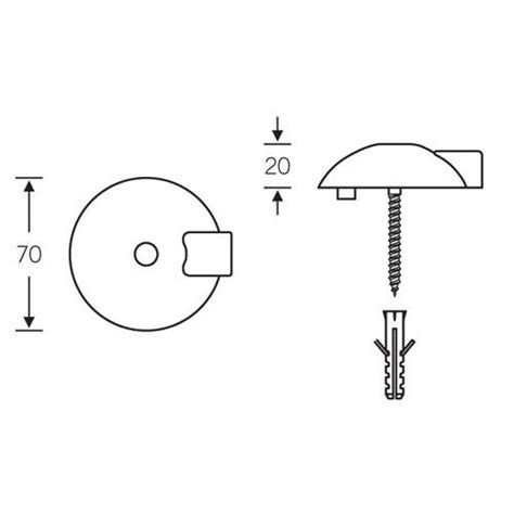 Türpuffer FSB 3884 Aluminium 3884 F1