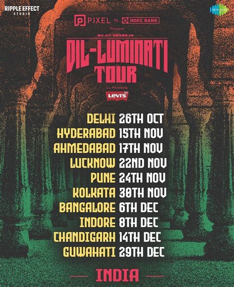 Diljit Dosanjh Announces Dates Of His Dil Luminati Tour In India With