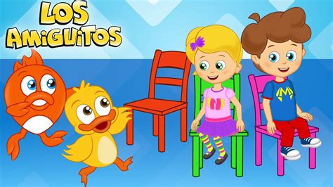 El Juego De Las Sillas Musicales Cancion Infantil Los Amiguitos