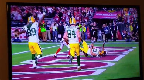 Aaron Rodgers Amazing Hail Mary Touchdown Pass To Jeff Janis Vs The