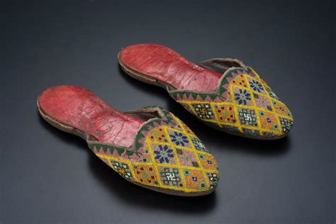 Pair Of Beaded Slippers