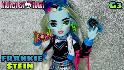 Monster High Frankie Stein G3 Doll Reviewing And Unboxing Youtube