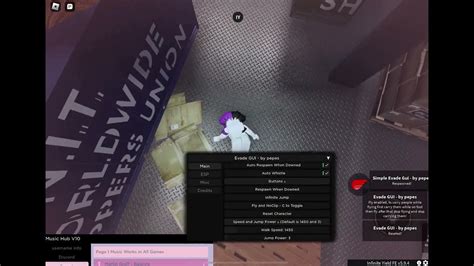 Roblox Fe Script Showcase Evade Gui Youtube