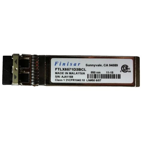 FTLX8571D3BCL ราคา จำหนาย Finisar 10Gbps 10GBase SR Multi mode Fiber