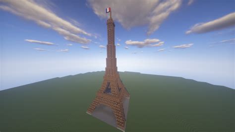 Eiffel Tower 1 3 Scale Minecraft Map