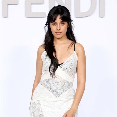 Camila Cabello Stuns In Figure Hugging Slinky Dress With Very Cheeky