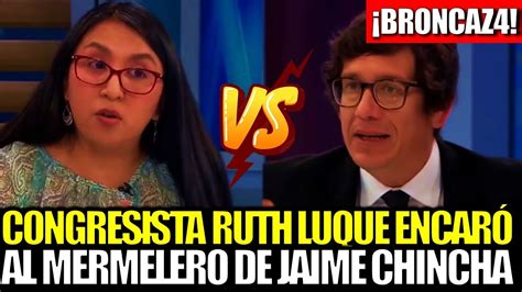 Broncaz Tensa Entrevista Entre Congresista Ruth Luque Y El Mermelero