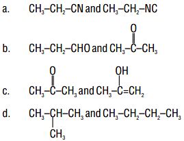 Amongst the following, a pair representing tautomerism is. - Sarthaks ...
