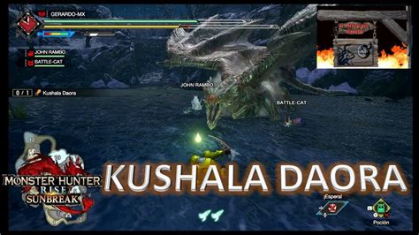 La Tormenta De Acero Kushala Daora Rango Alto Monster Hunter Rise