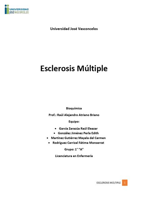 Esclerosis Multiple Pdf