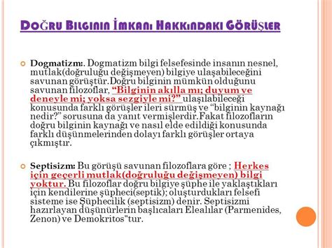 B İ LG İ KURAMI 1 ÜN İ TE İ NSAN VE B İ LG İ 2 B İ LG İ N İ N DE Ğ ER