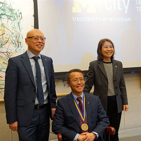 U M CEE Prof Henry Liu Formally Recognized As The Bruce D