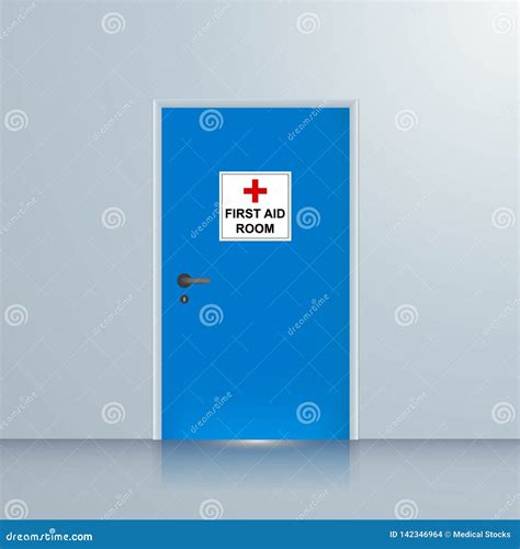 First Aid Room Vector Illustration Stock Vector - Illustration of ...