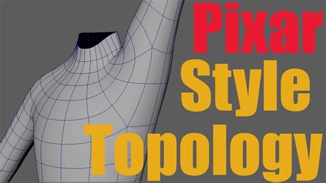 Intro To D Art Lesson The Body Pixar Style Topology In