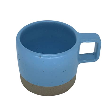 Caneca Reta De Cer Mica Ml Azul Flow