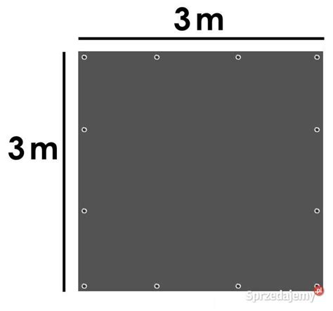 plandeka osłona 3x3m wodoodporna gruba mocna do przyczepki na auto