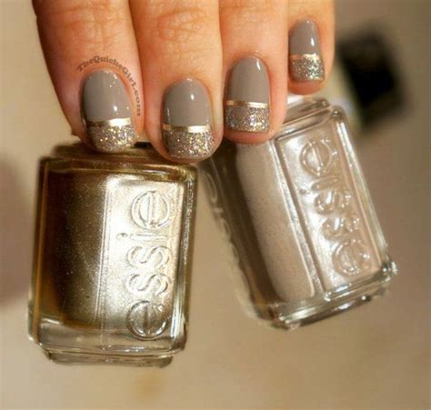 Gorgeous Metallic Nail Art Designs Art And Design Metallic Nail