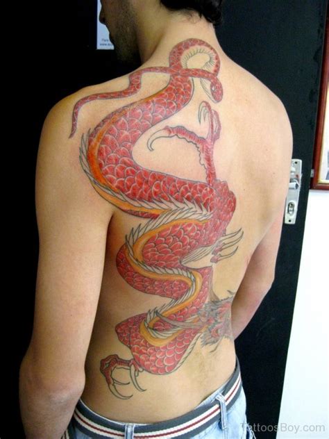 Red Dragon Tattoo Design - Tattoos Designs